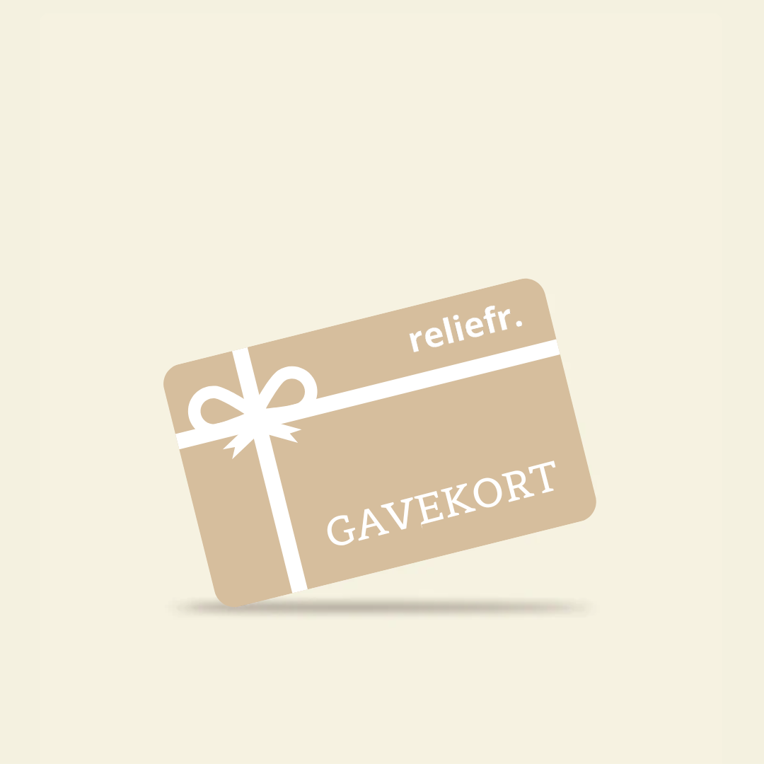 Reliefr. Gavekort